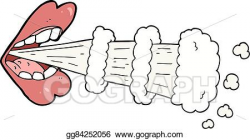 Vector Illustration - Cartoon breath. EPS Clipart gg84252056 ...