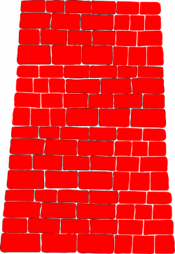 Red Brick Wall Clip Art at Clker.com - vector clip art online ...