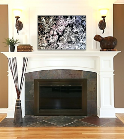 Art Over Fireplace Wall Decor Stupefy Decoration Above And Home ...