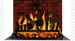 Fireplace mantel Brick Clip art - Wood-Burning Fireplace Cliparts ...