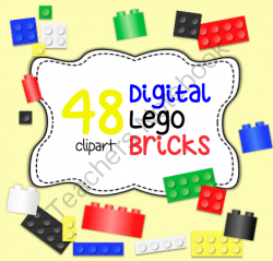 Lego Brick Clipart from Art with Ms. Gram on TeachersNotebook.com ...
