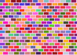 Colourful Brick Wall Pattern - Free Prawny Abstract – Prawny Clipart ...