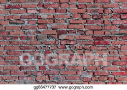 Drawing - Rosy masonry background / brick wall. Clipart Drawing ...