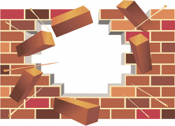 28+ Collection of Broken Brick Wall Clipart | High quality, free ...