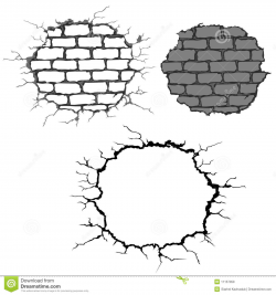 Cracked Wall Clipart