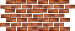 Wall Clipart Brown Brick - Bricks Clipart Png , Transparent ...
