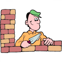 Brick Laying 06 Cartoon | Clipart Panda - Free Clipart Images