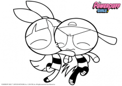 Blossom Kissing Brick coloring page | Free Printable Coloring Pages