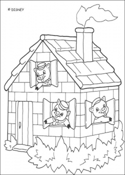 Three little Pigs coloring pages : 18 free Disney printables for ...