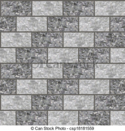 Stone Wall clipart brick pattern - Pencil and in color stone wall ...