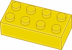 Yellow Lego Brick Clipart | i2Clipart - Royalty Free Public Domain ...