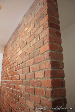 Turn a Plain Wall Into a Brick Wall! | Bricks, Fake brick and Walls
