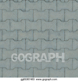 Drawing - Gray paving slabs. seamless texture. Clipart Drawing ...