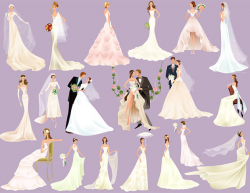 Instant Download Digital Bride Groom Clip Art Wedding ClipArt ...