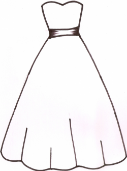 Ball Gown Silhouette at GetDrawings.com | Free for personal use Ball ...