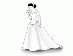 Black and White Wedding Clipart