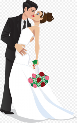 Wedding invitation Bridegroom Clip art - Dancing Bride Cliparts png ...
