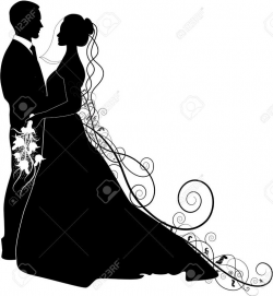 Bridal Silhouette at GetDrawings.com | Free for personal use Bridal ...