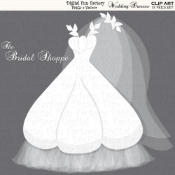 Clipart Wedding Gown - rosaurasandoval.com
