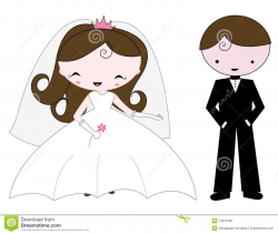 28+ Collection of Cute Groom And Bride Clipart | High quality, free ...