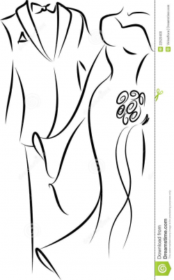 clipart of groom - Google Search | I Do | Wedding drawing ...
