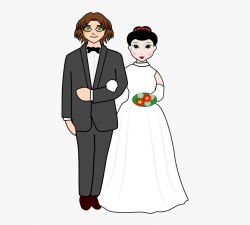 Bride Clipart Married Woman - Husband And Wife Clipart ...