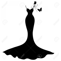 Black Wedding Dress Clipart | top-dresses.com