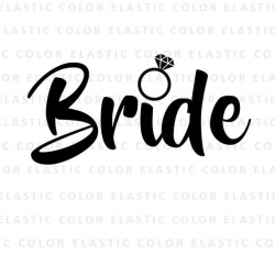 Bride svg - bride word art cut file and printable png - bride clipart  digital file - silhouette cameo - cricut files svg, png, dxf, eps