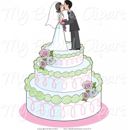 wedding cake clipart cake making - pencil and in color wedding ...