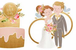 Wedding Day & Marriage Clipart Set - Vsual