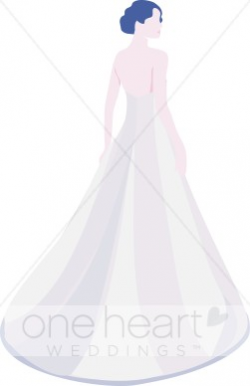 Wedding Gown Clipart | Bride Clipart