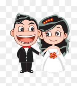 Creative Wedding Cartoon PNG Images | Vectors and PSD Files | Free ...