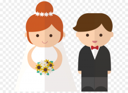 Wedding invitation Bridegroom Clip art - Cartoon Bride Cliparts png ...