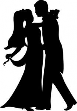 Free Wedding Silhouettes | Bride And Groom Clip Art Images Bride And ...