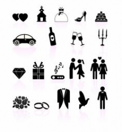 Free Vector Wedding Icons and Symbols | Wedding icon, Symbols and Icons