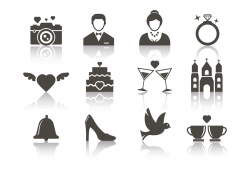 Wedding Icons Photo Gallery For Website Wedding Invitation Icons ...