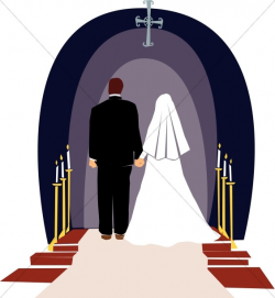 Religious Wedding Ceremony | Christian Wedding Clipart