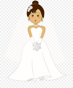 Wedding invitation Bride Marriage Clip art - cartoon bride png ...