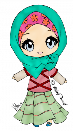 Islam Clipart Muslimah Cartoon Free collection | Download and share ...