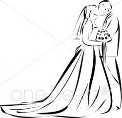 Wedding Kiss Clipart | Bridal Images