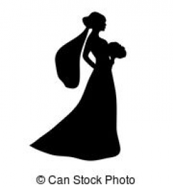 28+ Collection of Bride Clipart Silhouette | High quality, free ...