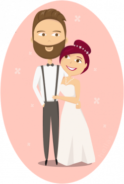 Free Wedding Images 1 - Free Clipart - The Groom and Bride 1