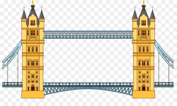 Tower of London London Bridge Tower Bridge Clip art - Line Bridge ...