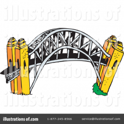 Bridge Clipart #42787 - Illustration by Dennis Holmes Designs