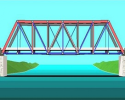 Free Truss Bridge Clipart