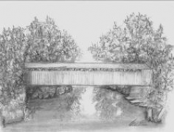 Covered Bridge | Bridge, Sketches and Drawings