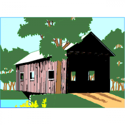 Covered Bridge clipart, cliparts of Covered Bridge free download ...