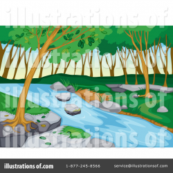Creek Clipart #1133451 - Illustration by Graphics RF