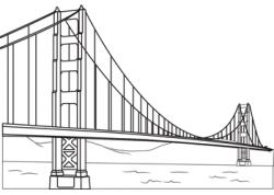 Activities - Golden Gate Bridge B&W