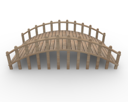 28+ Collection of Wooden Bridge Side View Clipart | High quality ...
